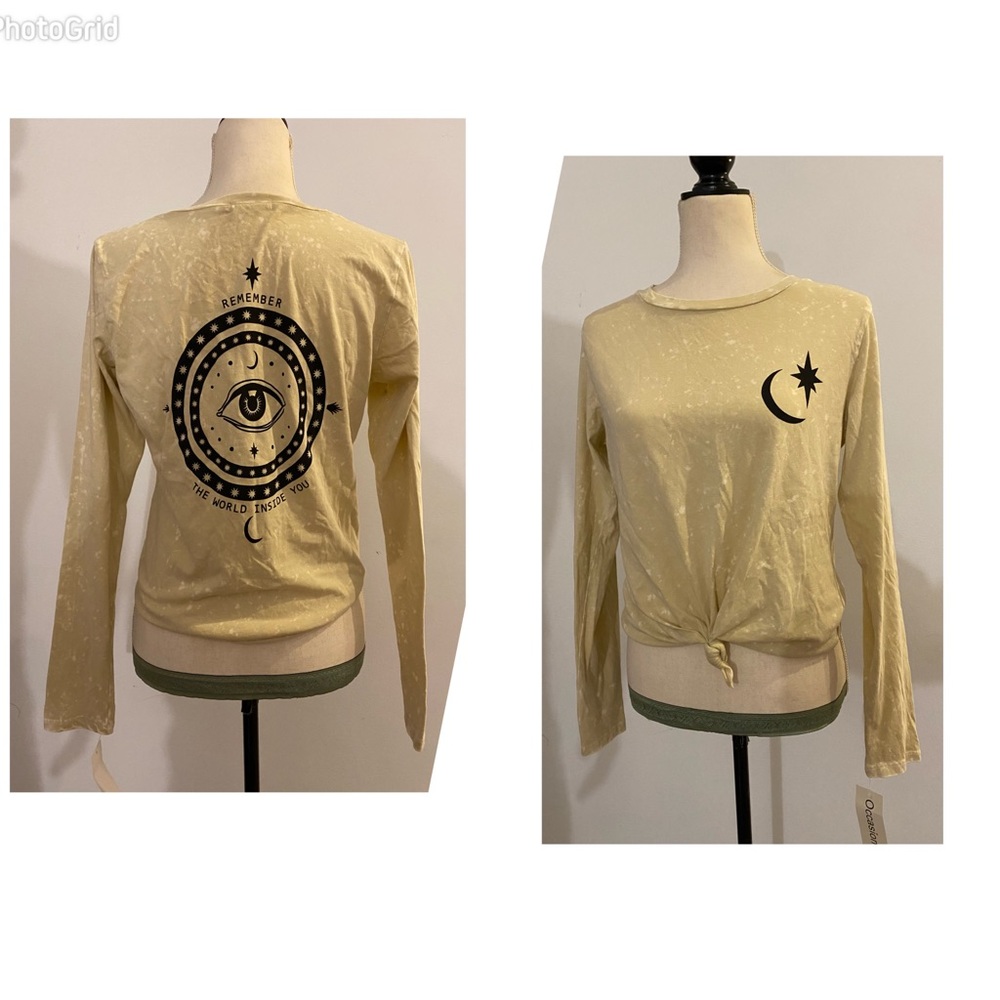 NWT Long Sleeves shirt Large Occasion moon and Star 🌙 ⭐️